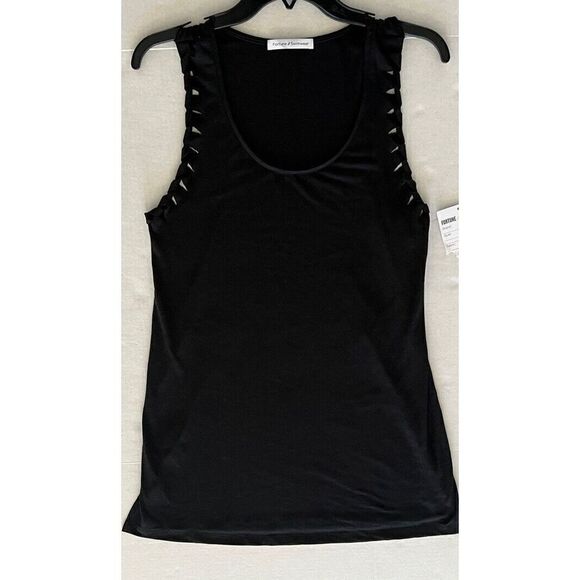 Fortune Swimwear Women’s Size S Sample ￼Black Dory Armhole Detail Tank Dress $80 - Picture 5 of 7